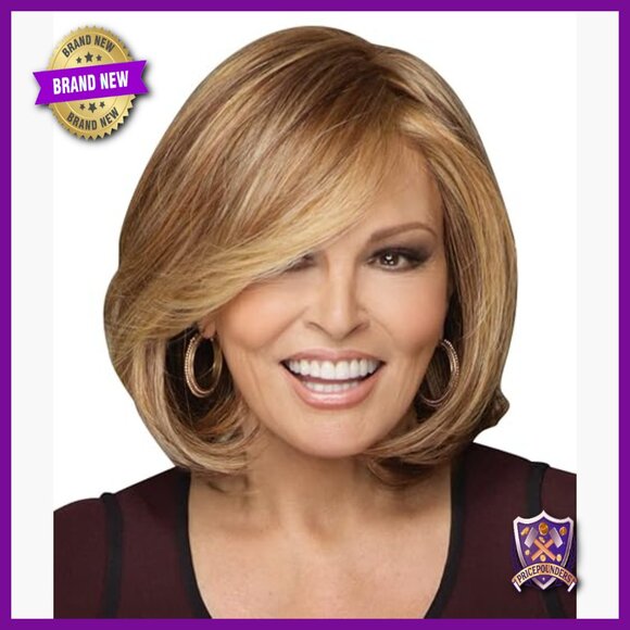Heat-Friendly Synthetic Wig with Lace Front and Monofilament Top